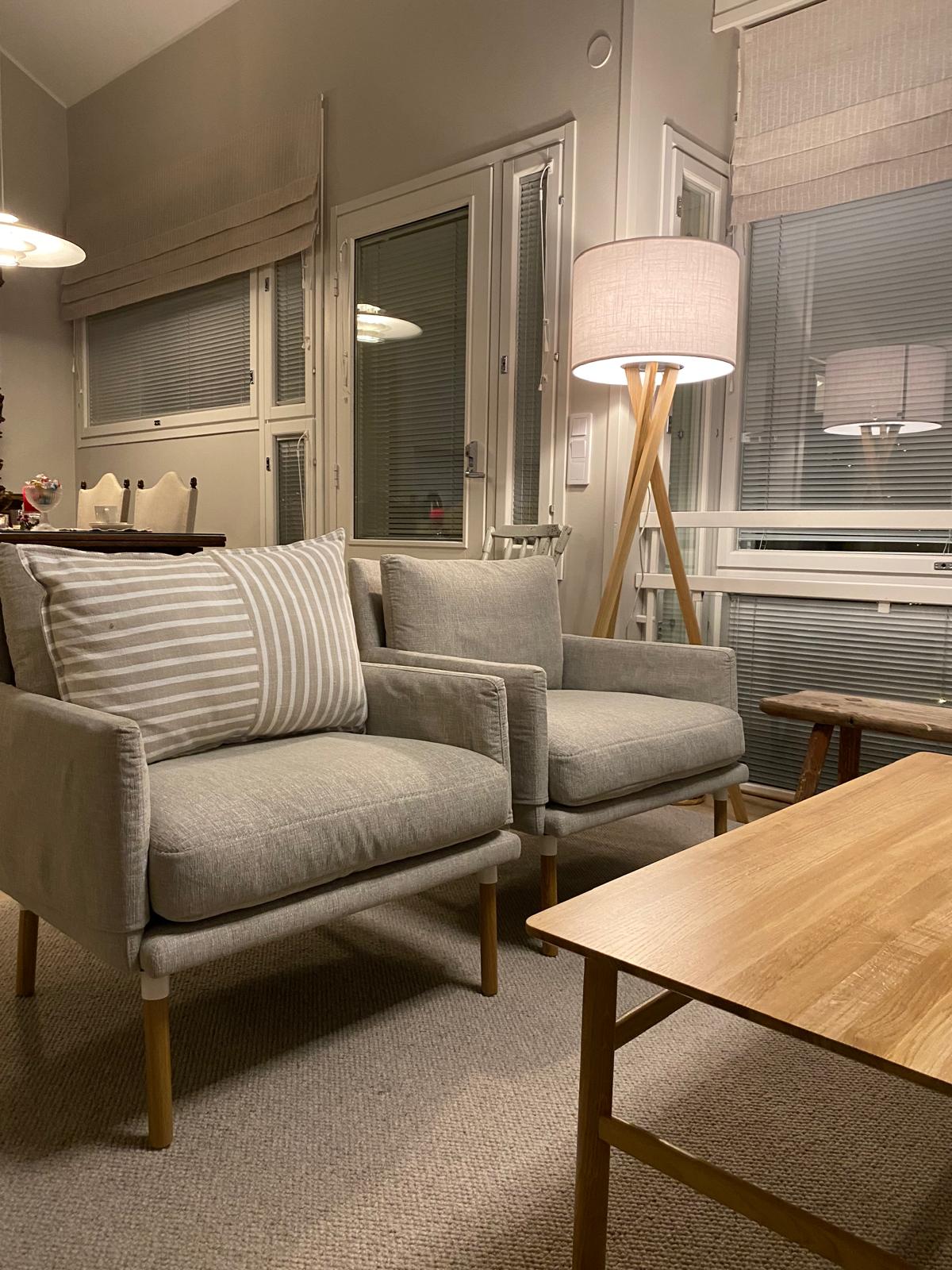 Pintamateriaali-, valaistus-, tekstiili- ja kalustesuunnittelu, Espoo — M Interior sisustussuunnittelu
